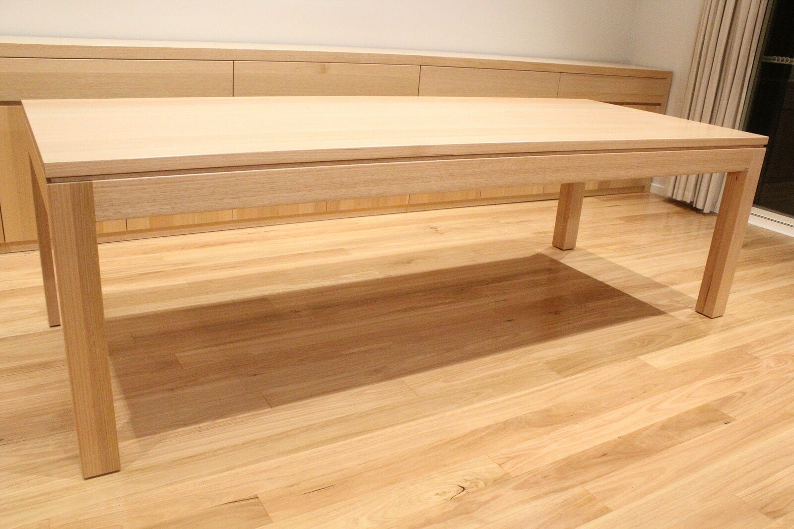 Local Made Solid Tasmanian Oak Hardwood Timber Vermont Dining Table 2100w - Image 8