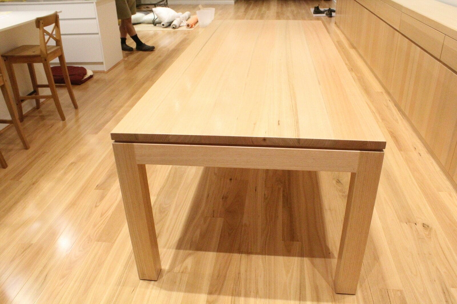 Local Made Solid Tasmanian Oak Hardwood Timber Vermont Dining Table 2100w - Image 9