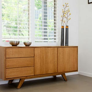 Tassie oak Retro buffet sideboard made in Australia！