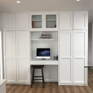 Quality White Painted 4 Pieces Study Nook made in Australia!