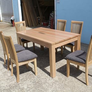 Tasmanian oak dining table made in Australia!