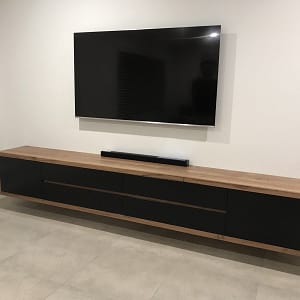 Quality Hardwood Timber Tv Entertainment Unit made in Australia