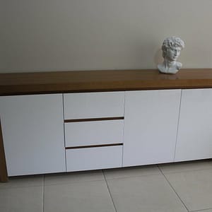 Quality Tassie oak hardwood buffet sideboard made in Australia