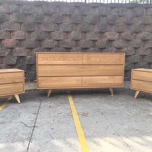 Quality American Oak Retro Dresser Chest made in Australia!