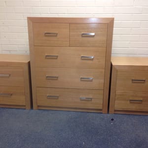 Quality Tassie Oak Tallboy Set made in Australia!