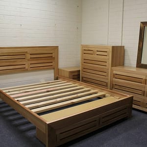 local made Tassie oak tuscan bedroom suite bedroom suite