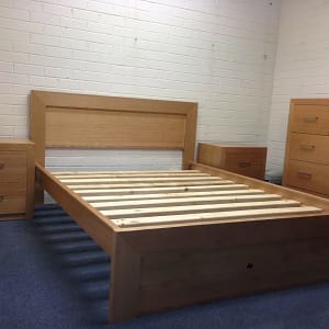 Morgan tassie oak queen bedroom suite Made in Australia!