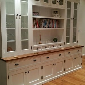 White Library Dresser Bookcases Made in Australia!