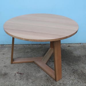 Quality Tassie Oak Delta Round Dining Table made in Australia