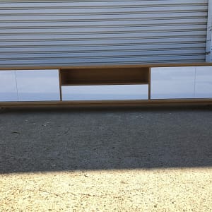 Quality Tassie Oak Retro Lowline Tv Unit made in Australia