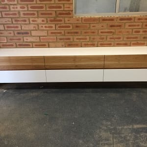 Quality Polyurethane Wall Hung Tv Unit made in Australia