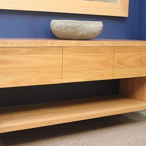 Quality Tassie oak hardwood Vanity made in Australia